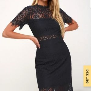 Lulus Remarkable Dress in navy
